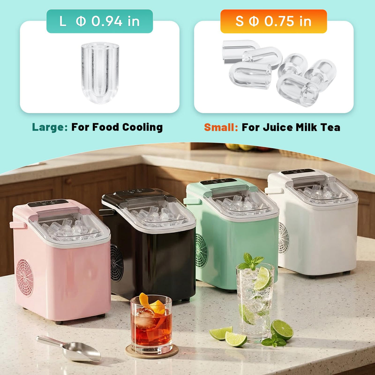 Countertop Ice Maker with Self-Cleaning H43000