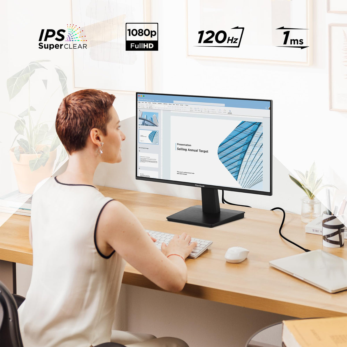 24 Inch 1080p IPS 120Hz Computer Monitor L197