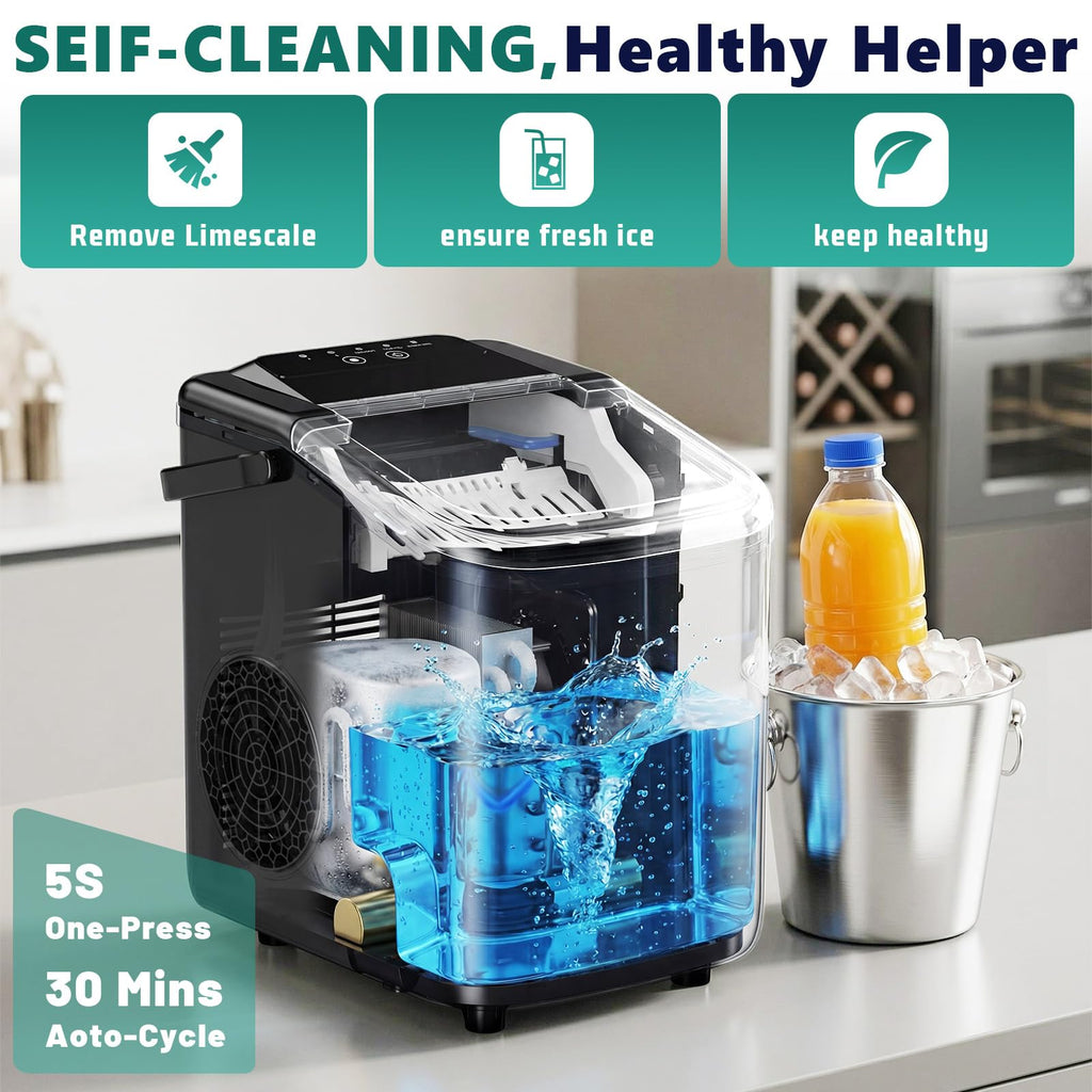 Countertop Ice Maker with Self-Cleaning H43000