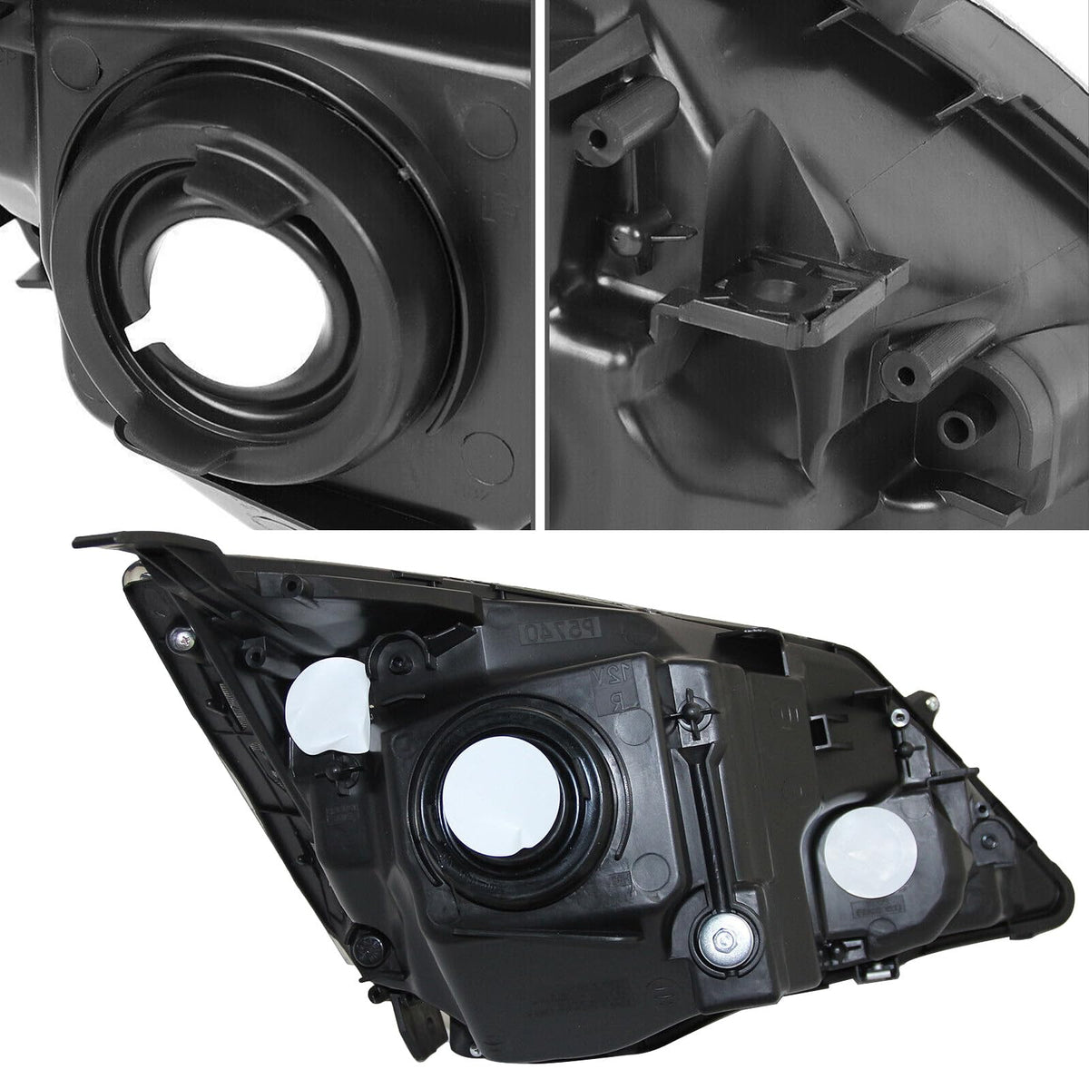 Black Headlights Pair W436