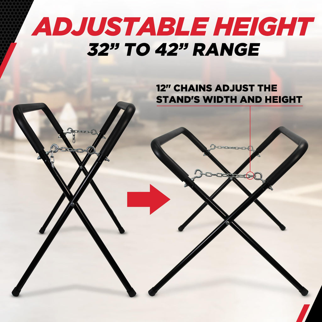 Heavy Duty Folding Stand, 32"-42" Adjustable Height B3466
