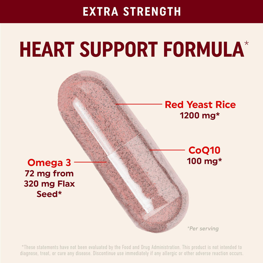 Red Yeast Rice with CoQ10 + Omega 3 1200mg O1279