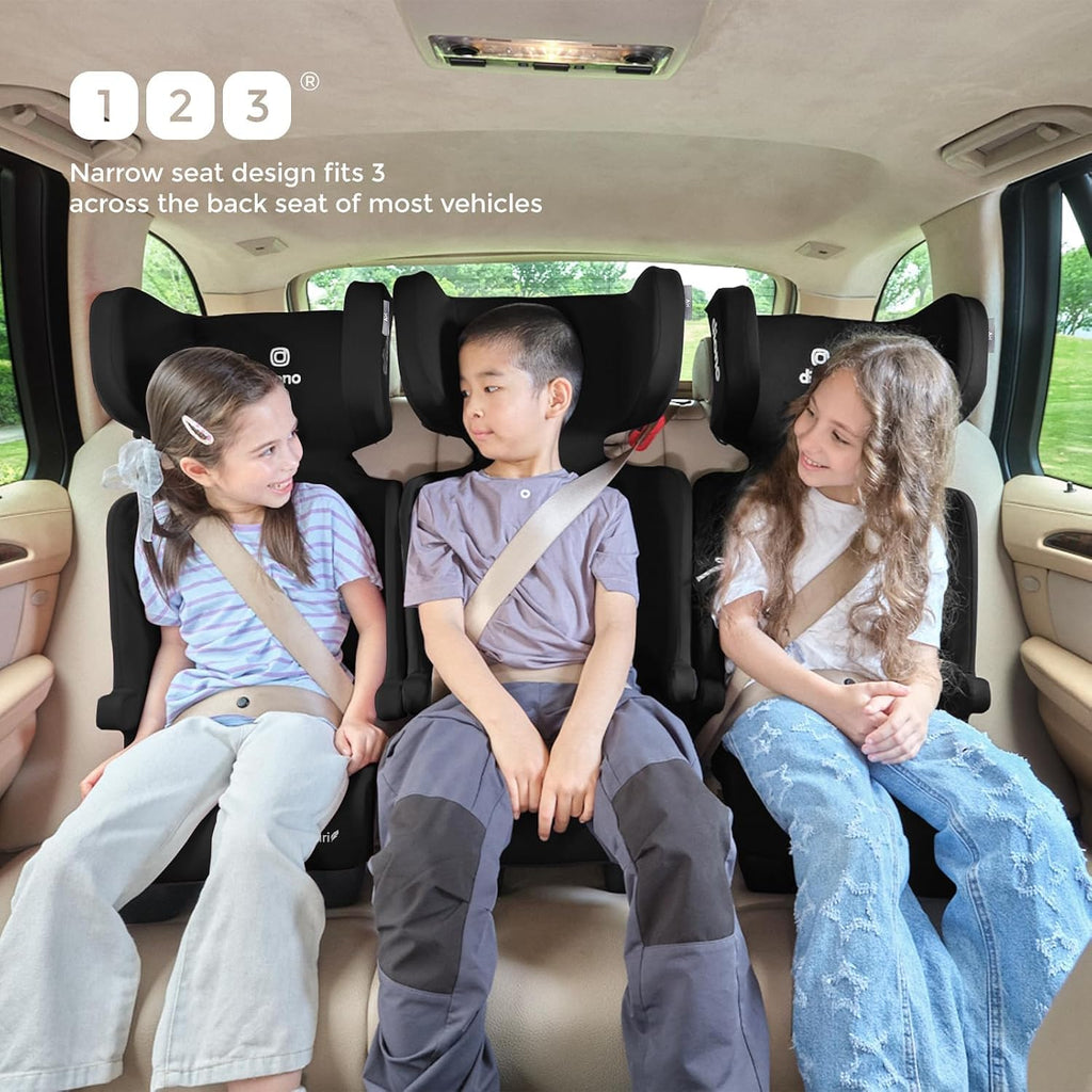 Black Foldable High Back Booster Seat T2216