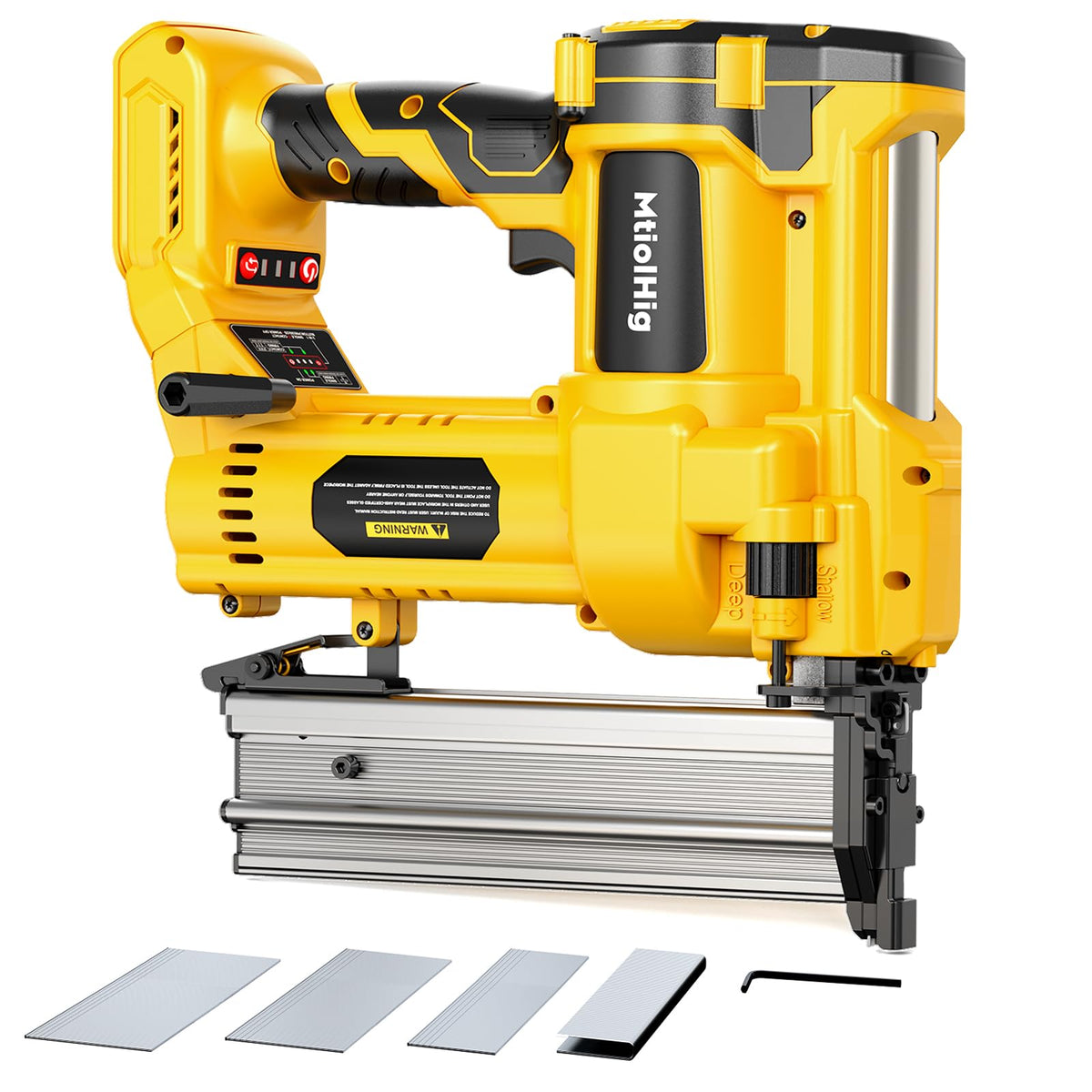 Cordless 2Inch Brad Nailer, 2-in-1 Staple Gun, 18 Gauge Battery Powered G71886