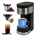 Single Serve Coffee Maker 6–12 Oz Black D9988
