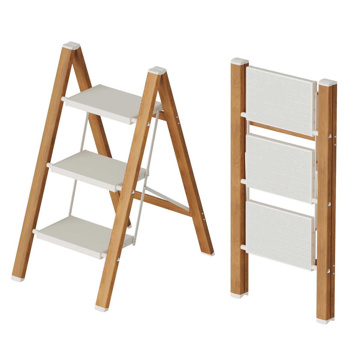 3 Step Aluminum Foldable Step Stool C97032