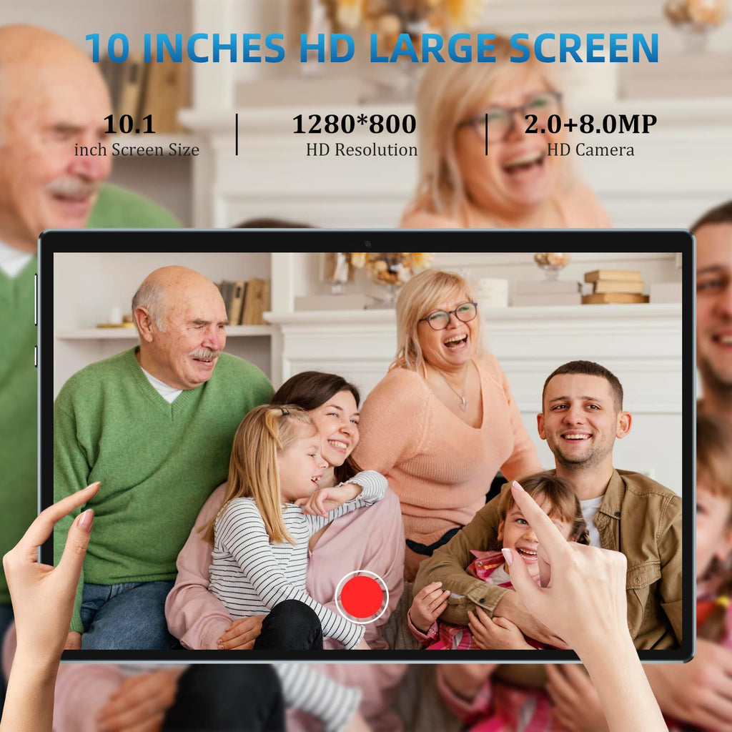 10 inch Tablet 12GB RAM 64GB ROM Black S250833