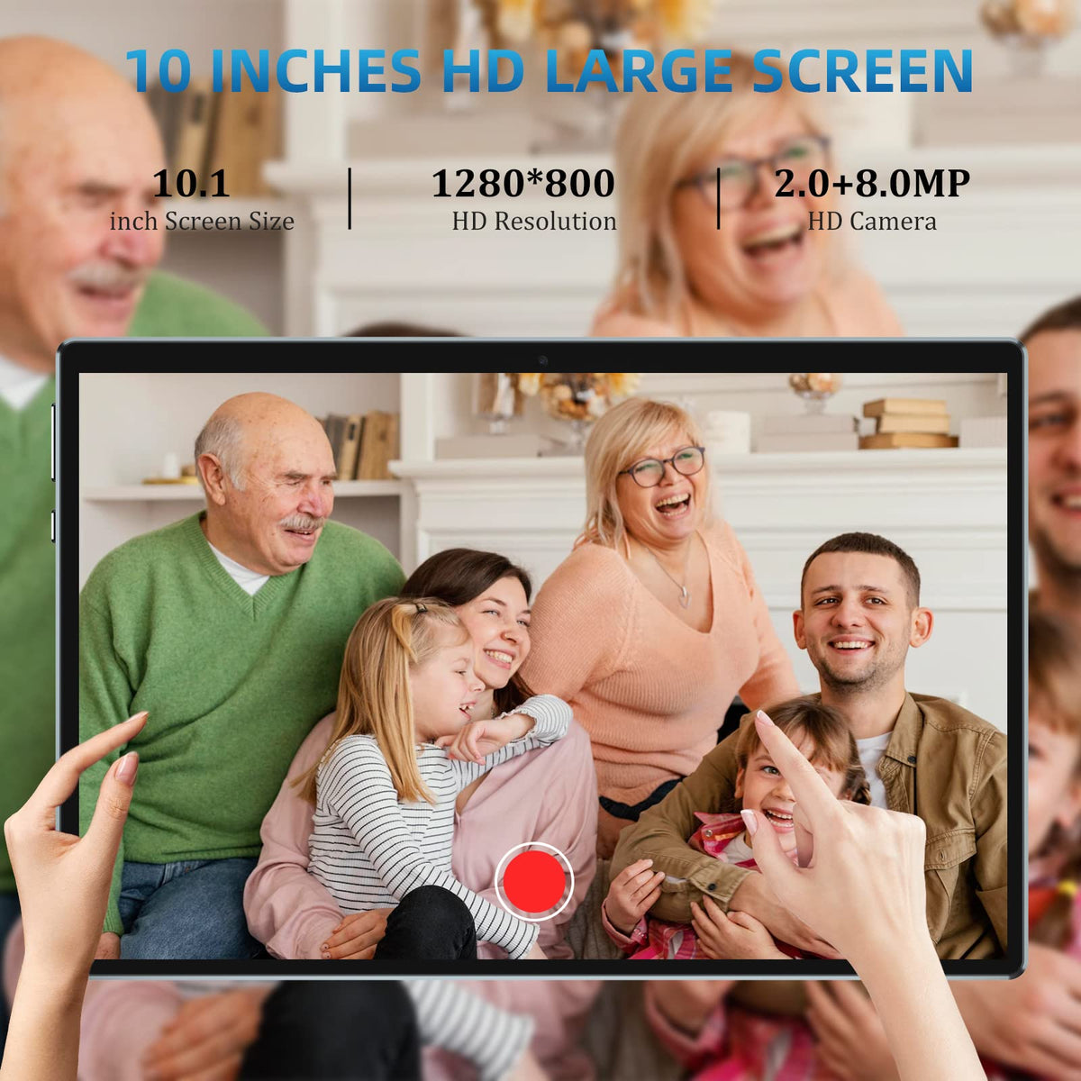 10 inch Tablet 12GB RAM 64GB ROM Black S250833