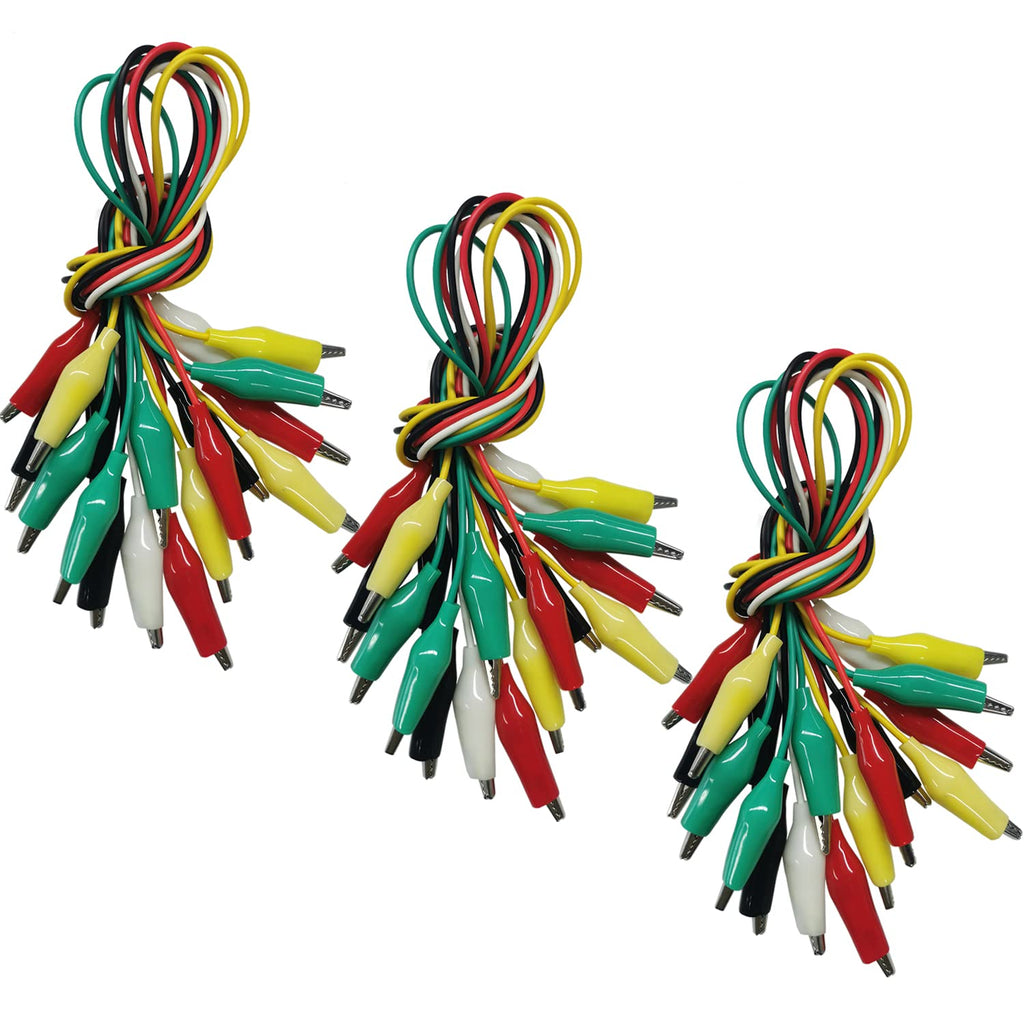 30 PCS Alligator Clips Test Leads Jumper Wires B8155