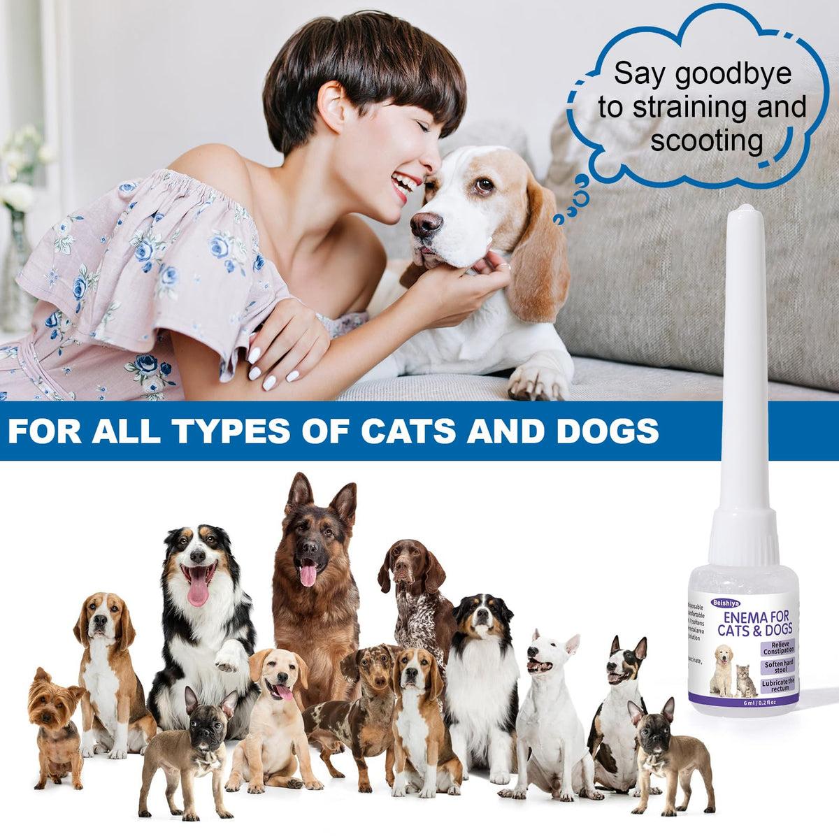 Disposable Enema for Cats & Dogs 6mL (3 Pack) A64402