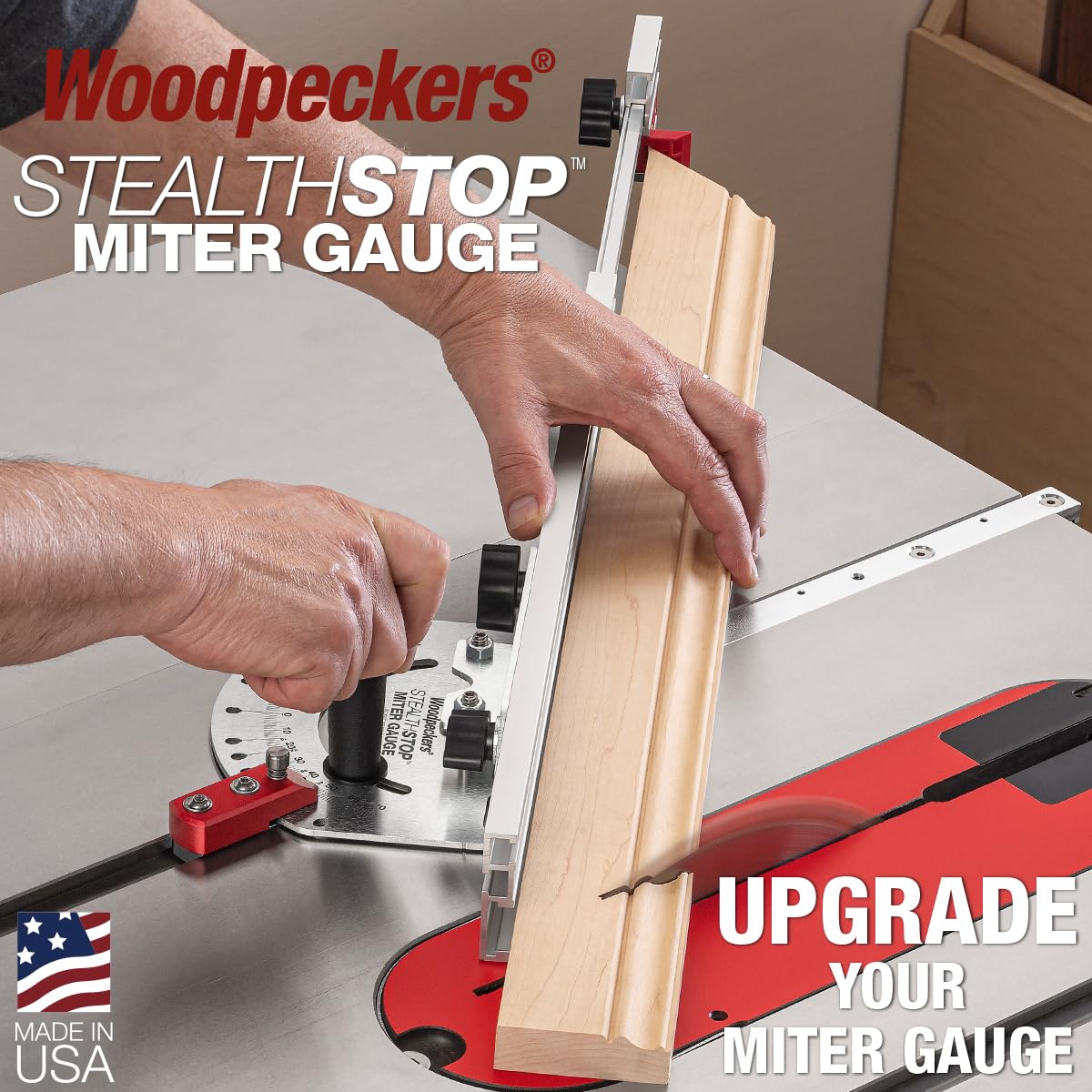 Universal Table Saw Miter Gauge with Extendable Fence U404