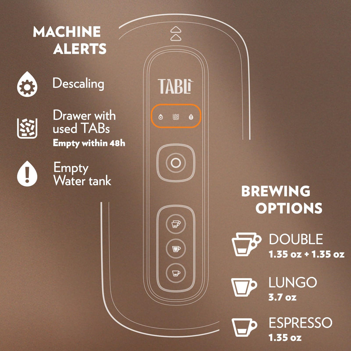 Espresso Machine and Coffee Tabs M4798