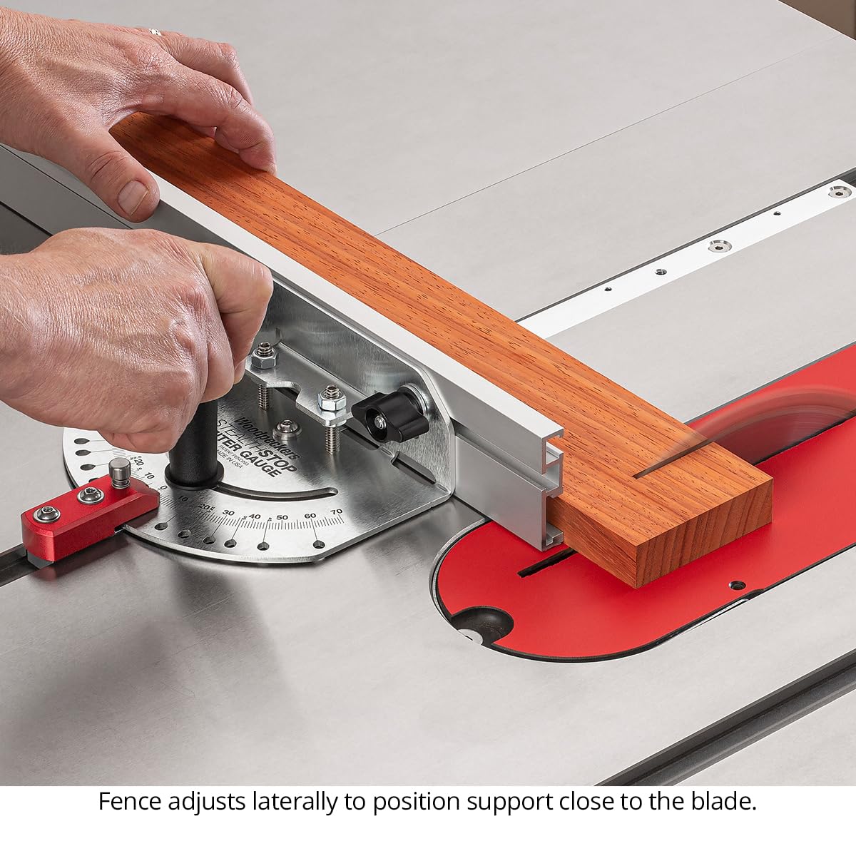 Universal Table Saw Miter Gauge with Extendable Fence U404