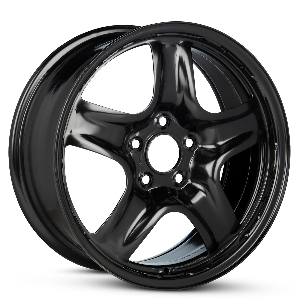 17 Inch Painted Black Car Wheel I93321