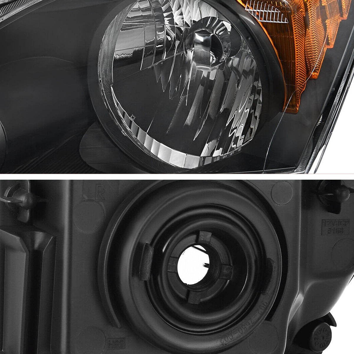 Black Headlights Pair W436