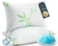 King Size Set of 2 Cooling Hybrid Bed Pillows I503517