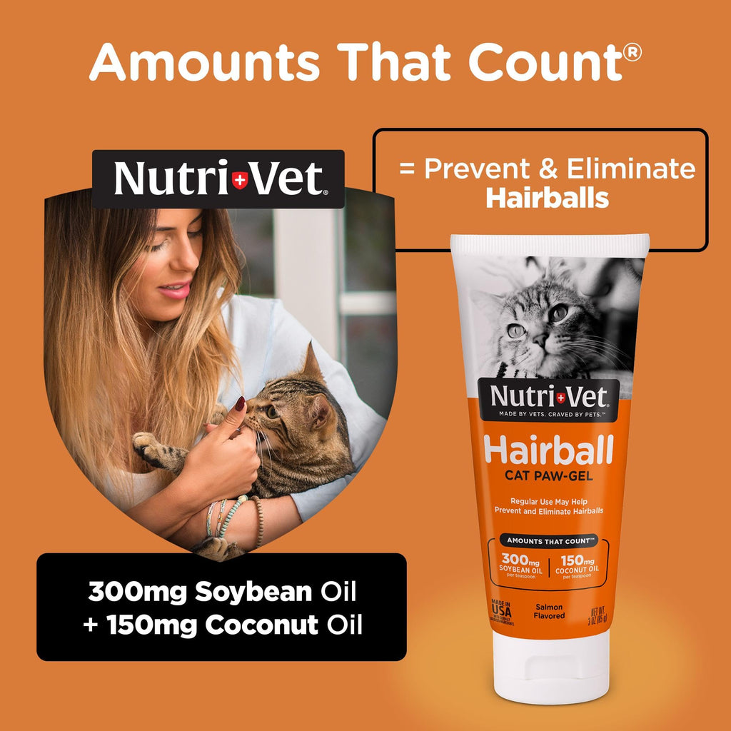 Salmon Flavor Hairball Gel for Cats F567