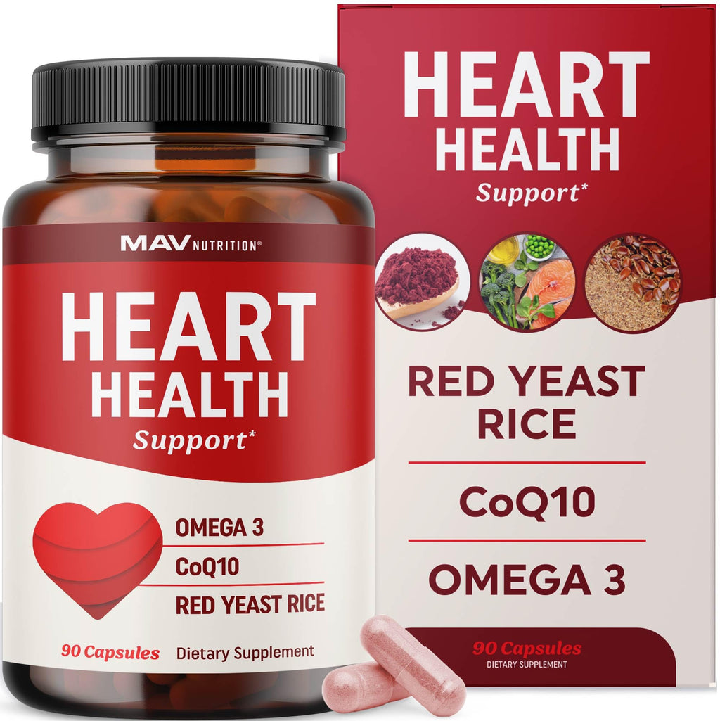 Red Yeast Rice with CoQ10 + Omega 3 1200mg O1279