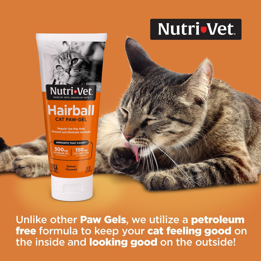Salmon Flavor Hairball Gel for Cats F567