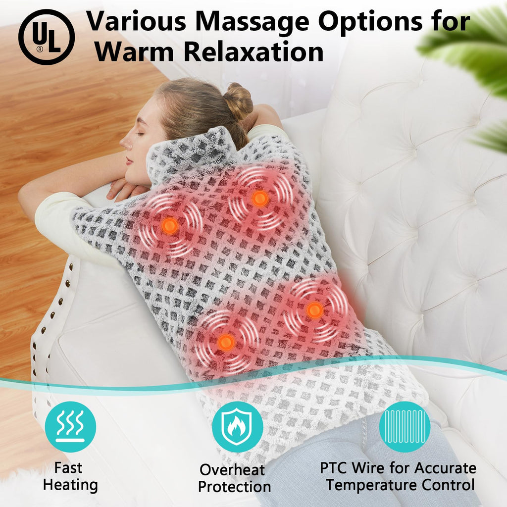 4 Massaging Heating Pad Q7577