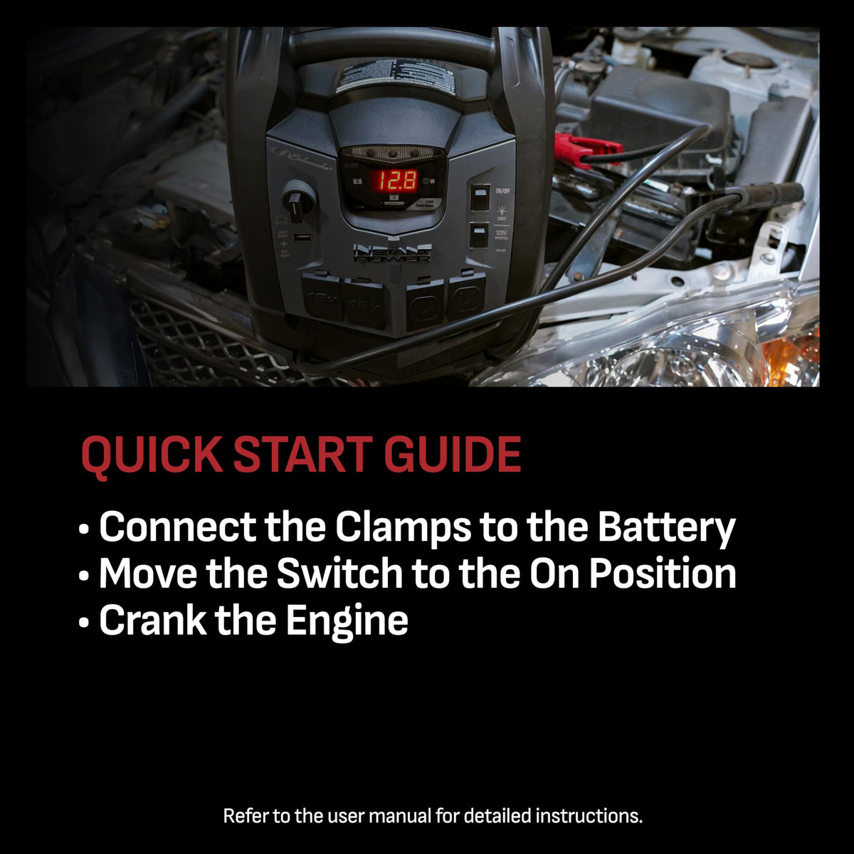 12V Car Battery Jump Starter & Power Station M17233