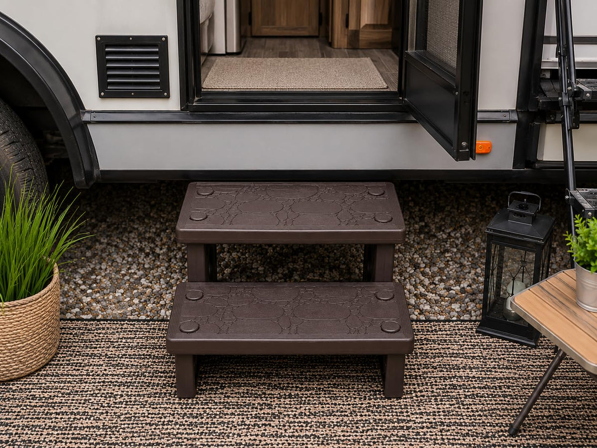 2-Step Spa Hot Tub Pool Deck Steps J516605