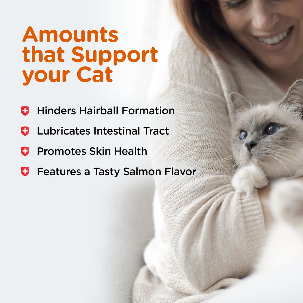 Salmon Flavor Hairball Gel for Cats F567