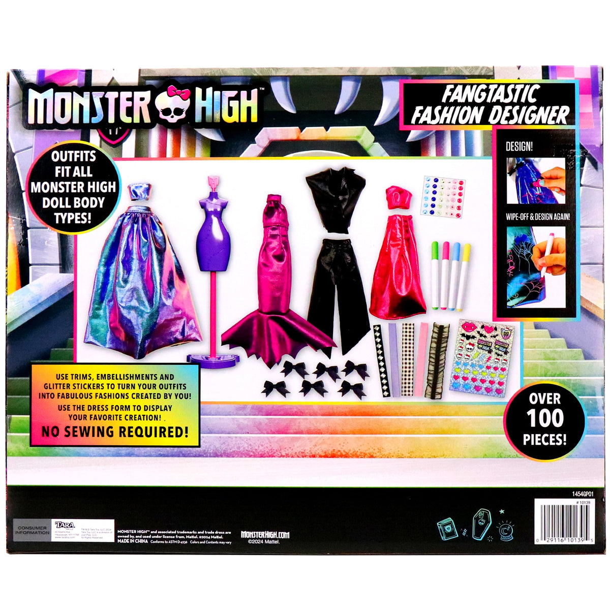 DIY Doll Clothing Craft Kit with Fabric & Sketchbook I5345