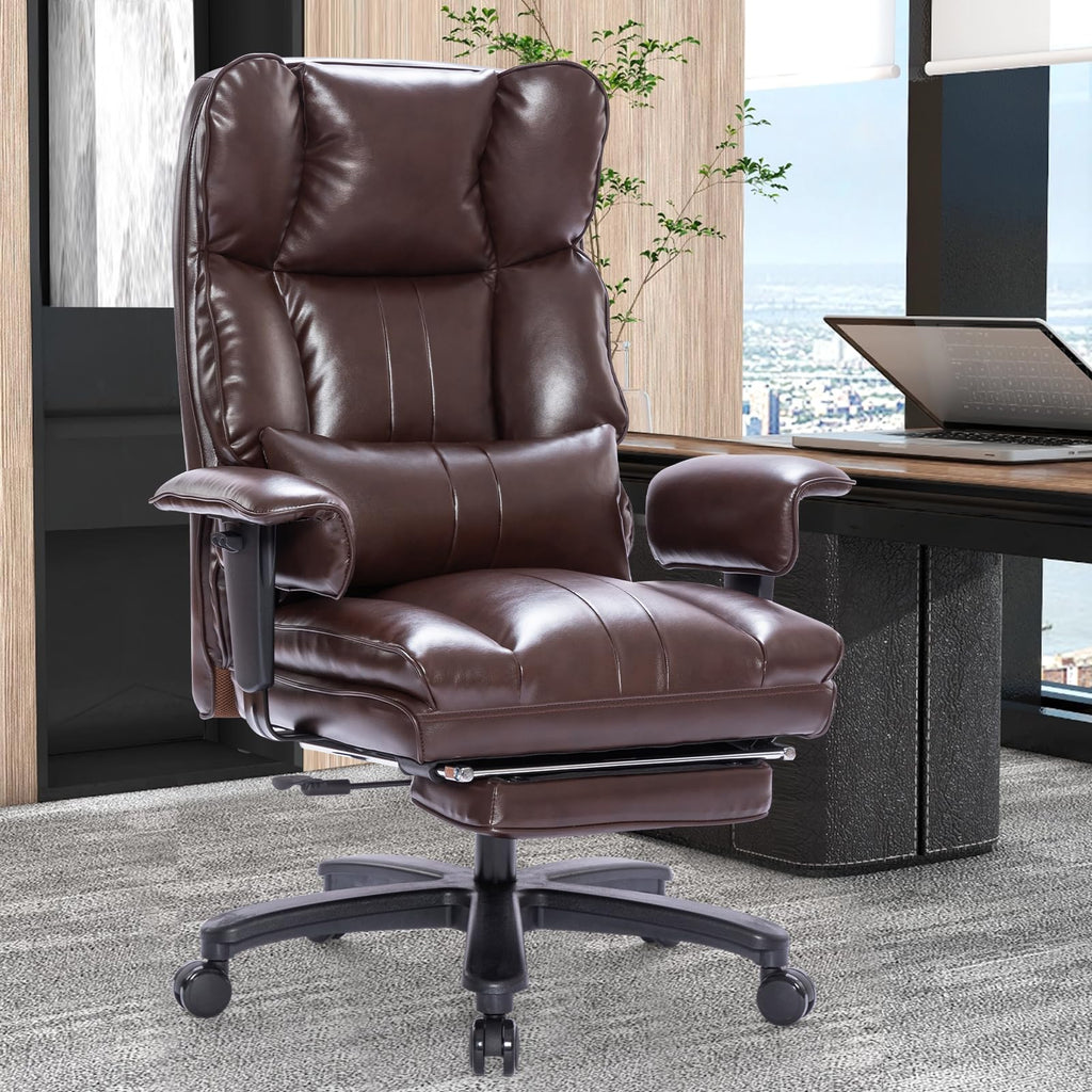 Big and Tall Office Chair with Foot Rest W424112