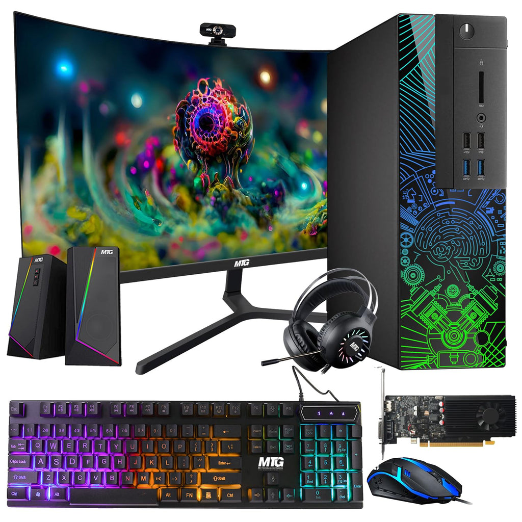 Gaming Desktop PC, Intel Core i5 6th Gen, 16GB RAM, 256GB SSD + 2TB HDD B227