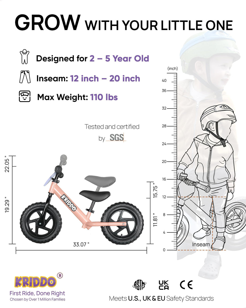 Toddler Balance Bike A366