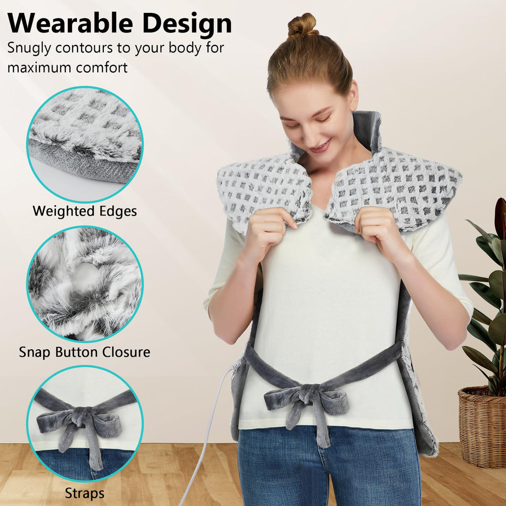 4 Massaging Heating Pad Q7577