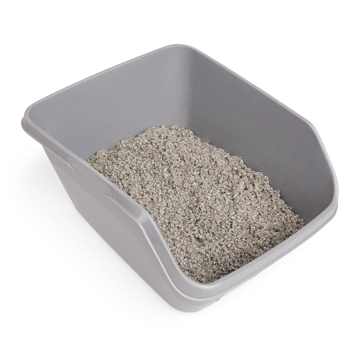Grey Large High-Back Litter Box K294678