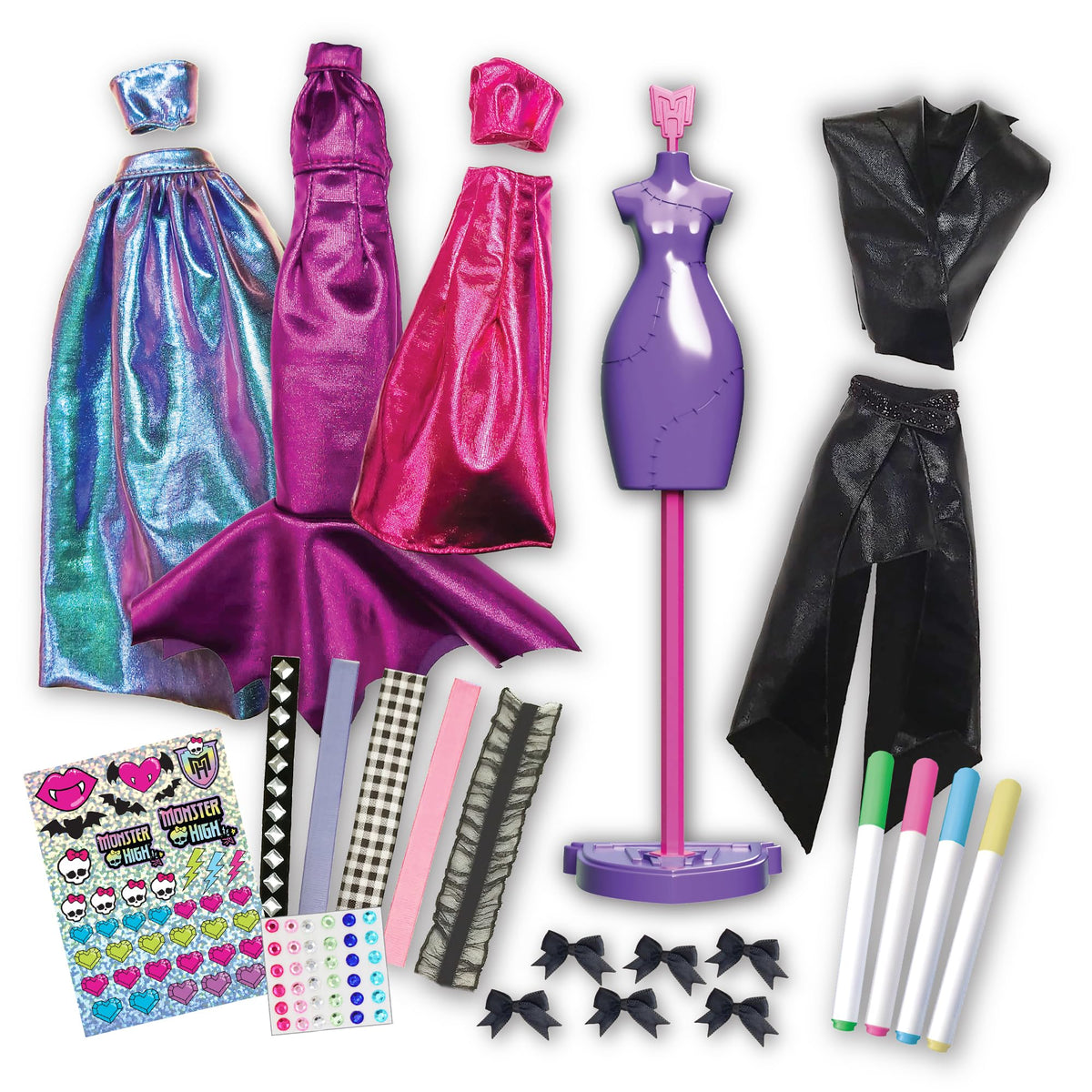 DIY Doll Clothing Craft Kit with Fabric & Sketchbook I5345