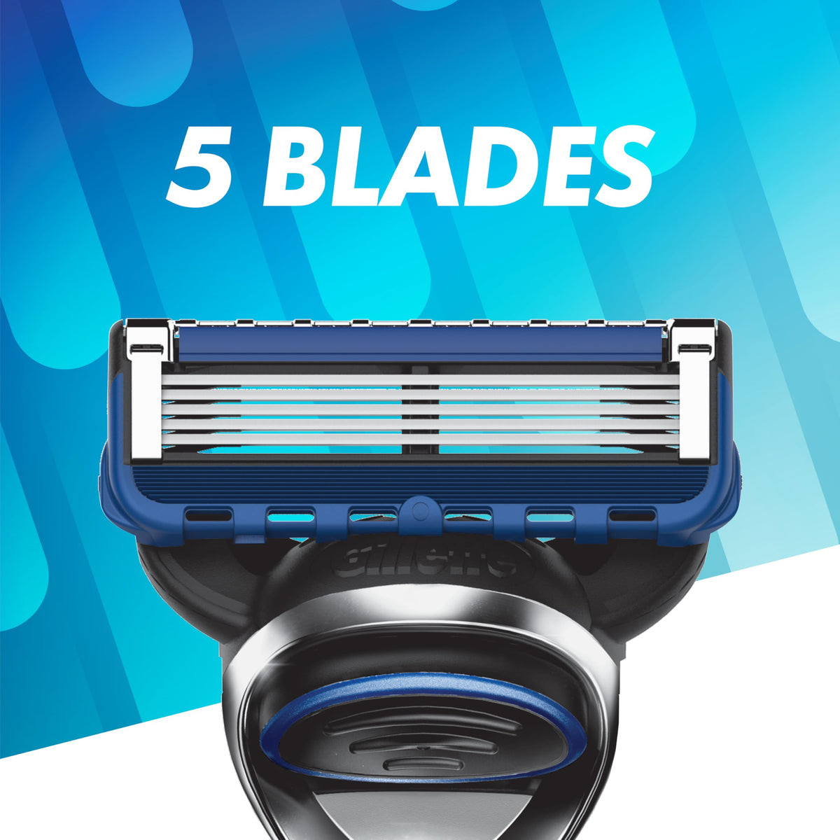 5-Blade Razor Blade Refills, 12 Count D1739