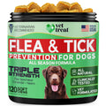 Flea and Tick Chewables for Dogs Chicken 120 Soft Treats N385470