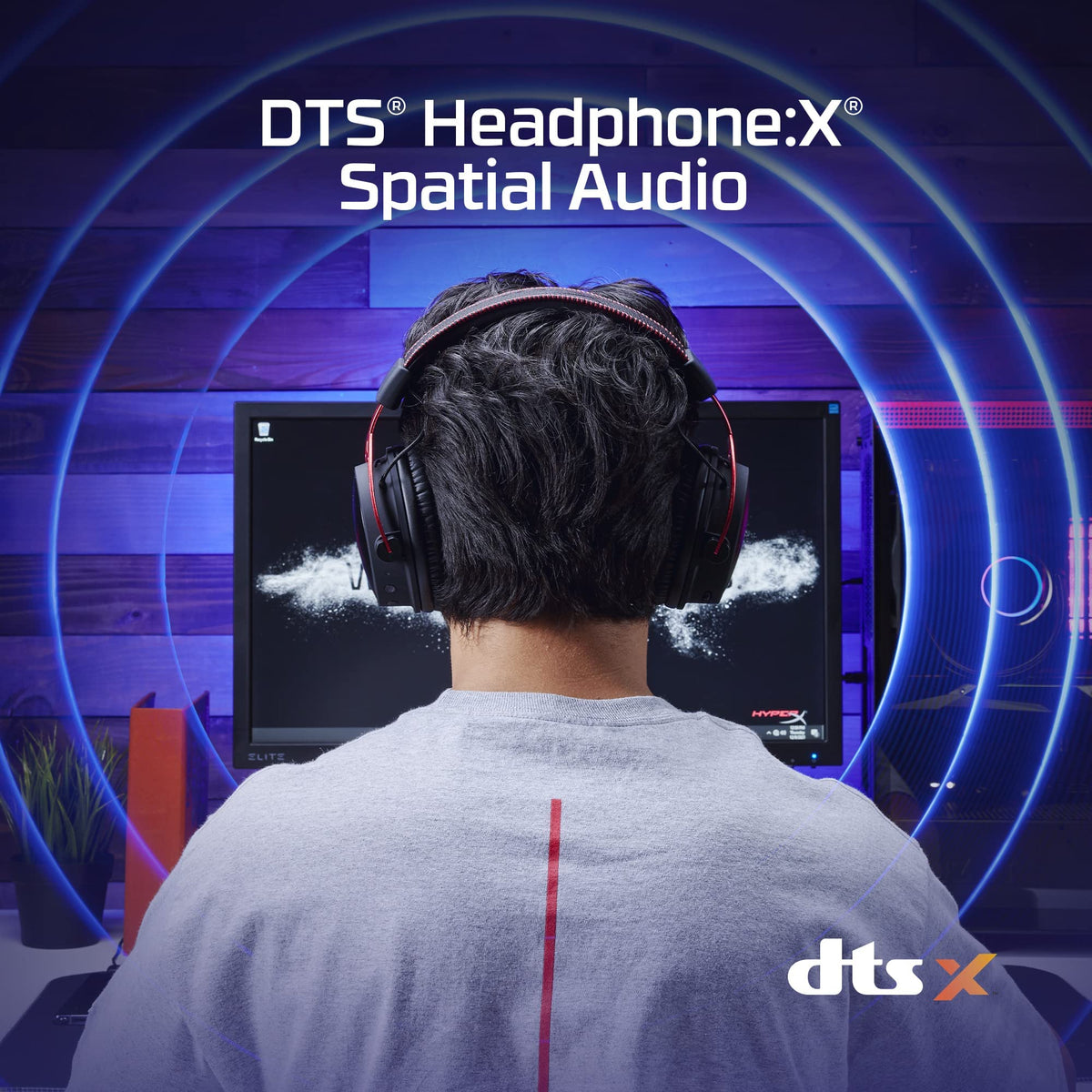 Wireless Gaming Headset & USB Condenser Gaming Microphone B189
