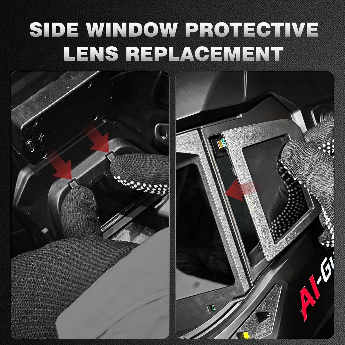 Replacement Lens with Blue Light Protection for Welding Helmet V847203