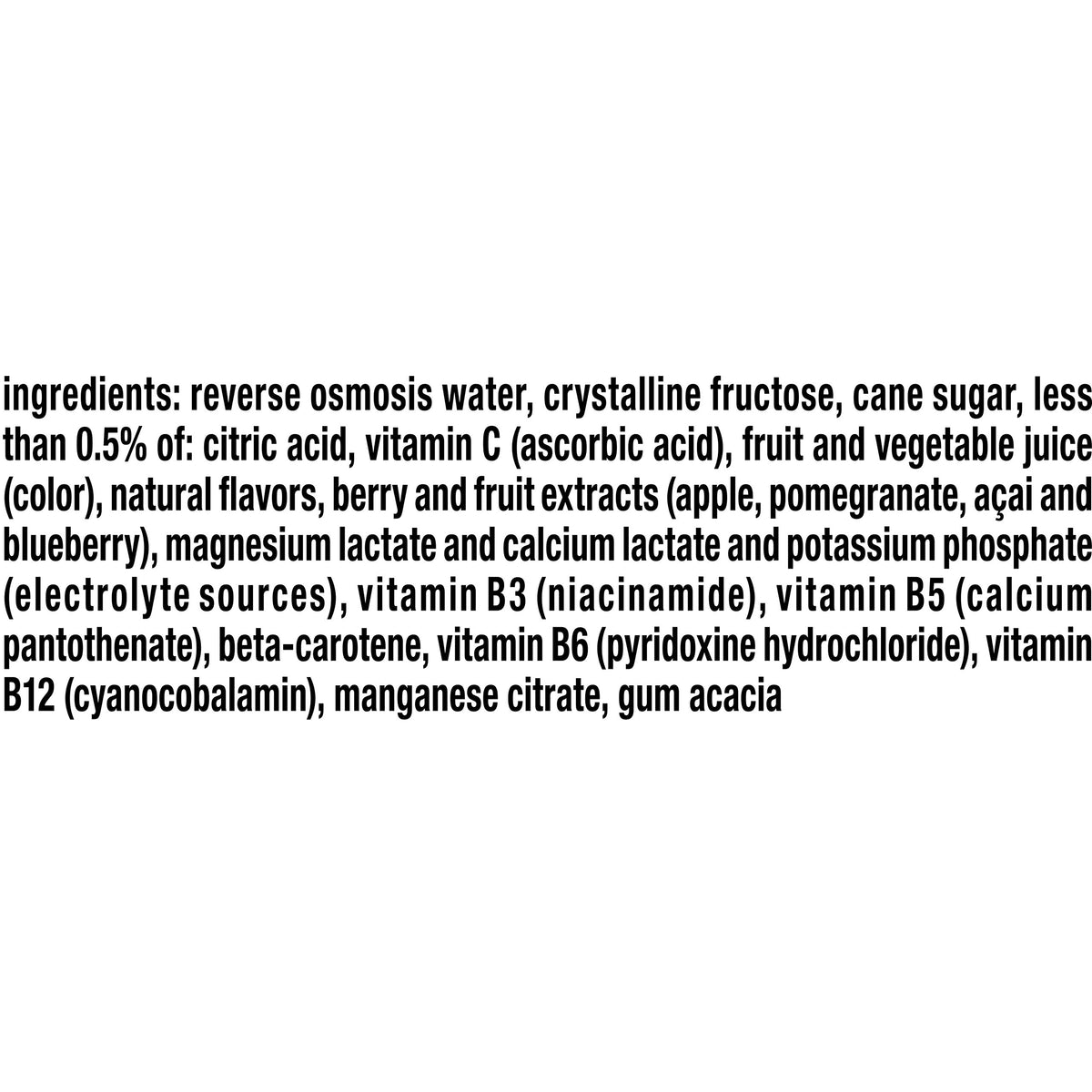 20 fl oz 24 Pack Vitamin Water E453