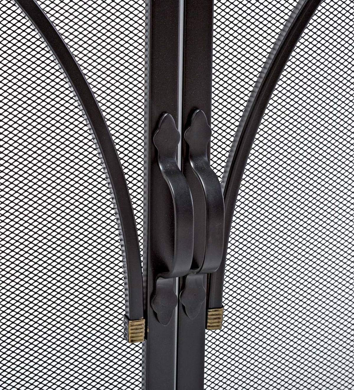 Black Metal Fireplace Screen L621005