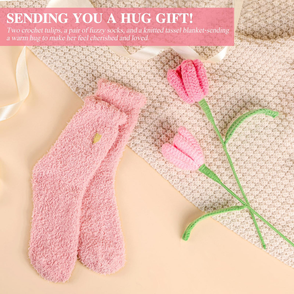 13PCS Spa Self Care Gift Basket Set Rose U101489