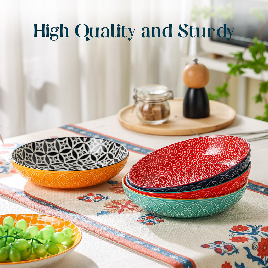 8.5" Porcelain Serving Bowls Set of 4 O5837