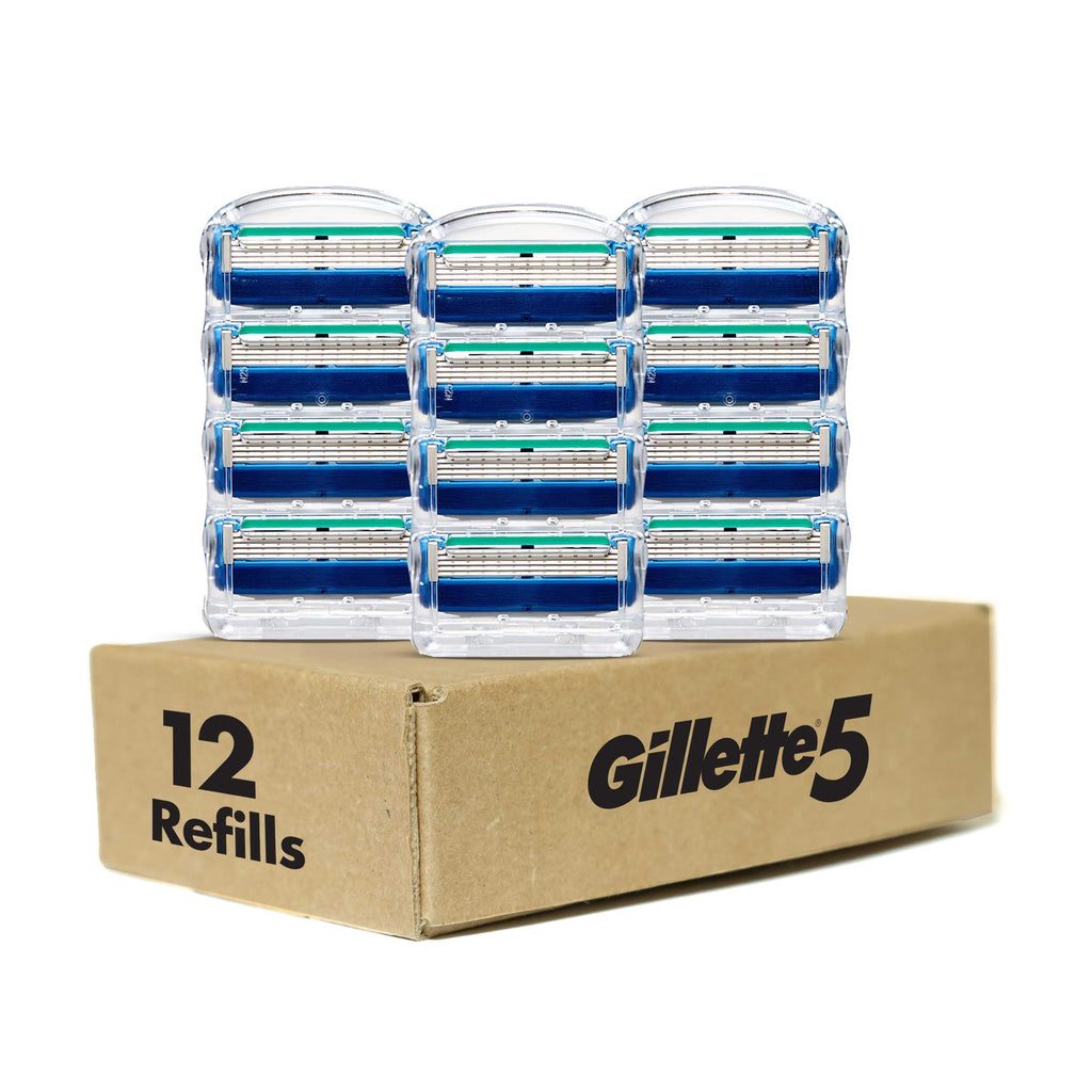 5-Blade Razor Blade Refills, 12 Count D1739