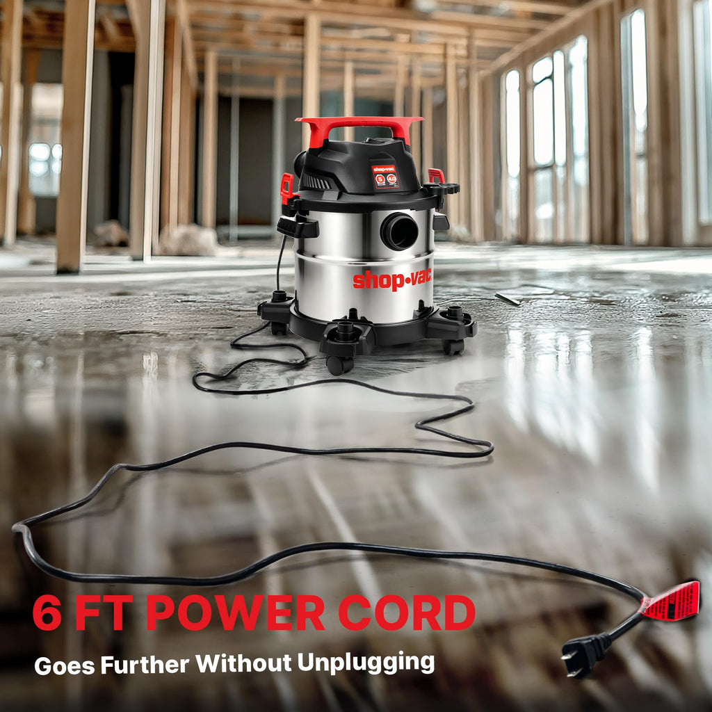 Wet/Dry Vacuum with Blower, 5 Gallon, 4 Peak HP X69345