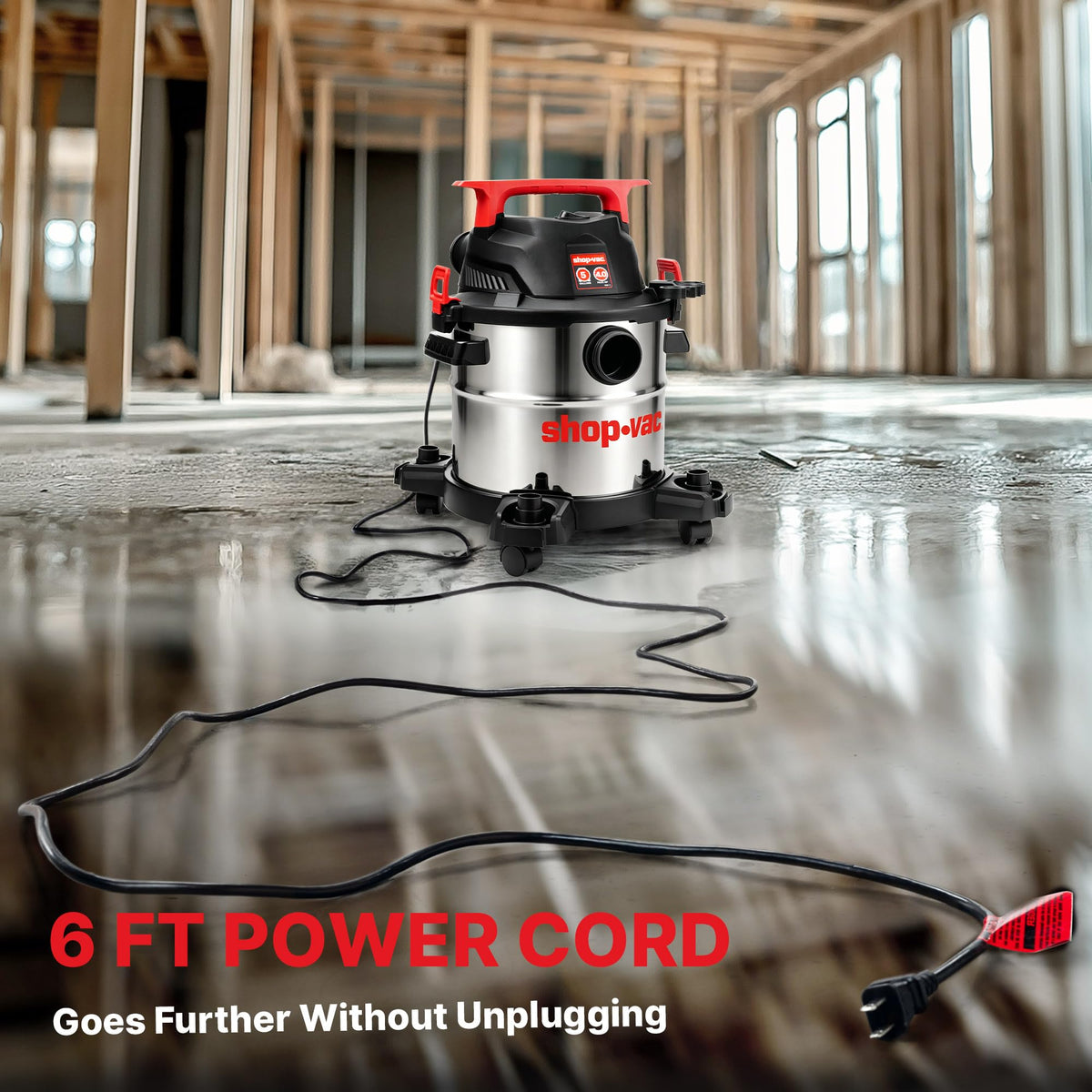 Wet/Dry Vacuum with Blower, 5 Gallon, 4 Peak HP X69345