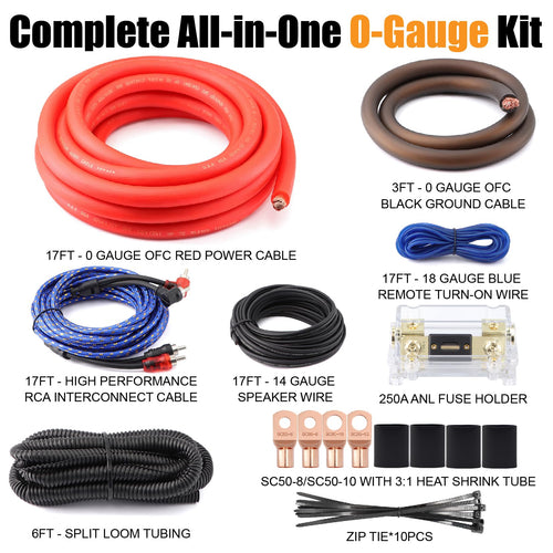 0 Gauge OFC Amp Wiring Kit R574920