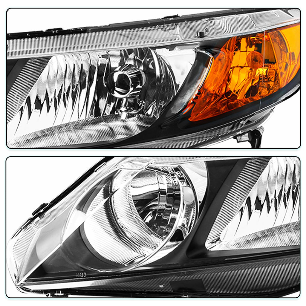 Headlight Assembly Set Driver & Passenger Side K3264