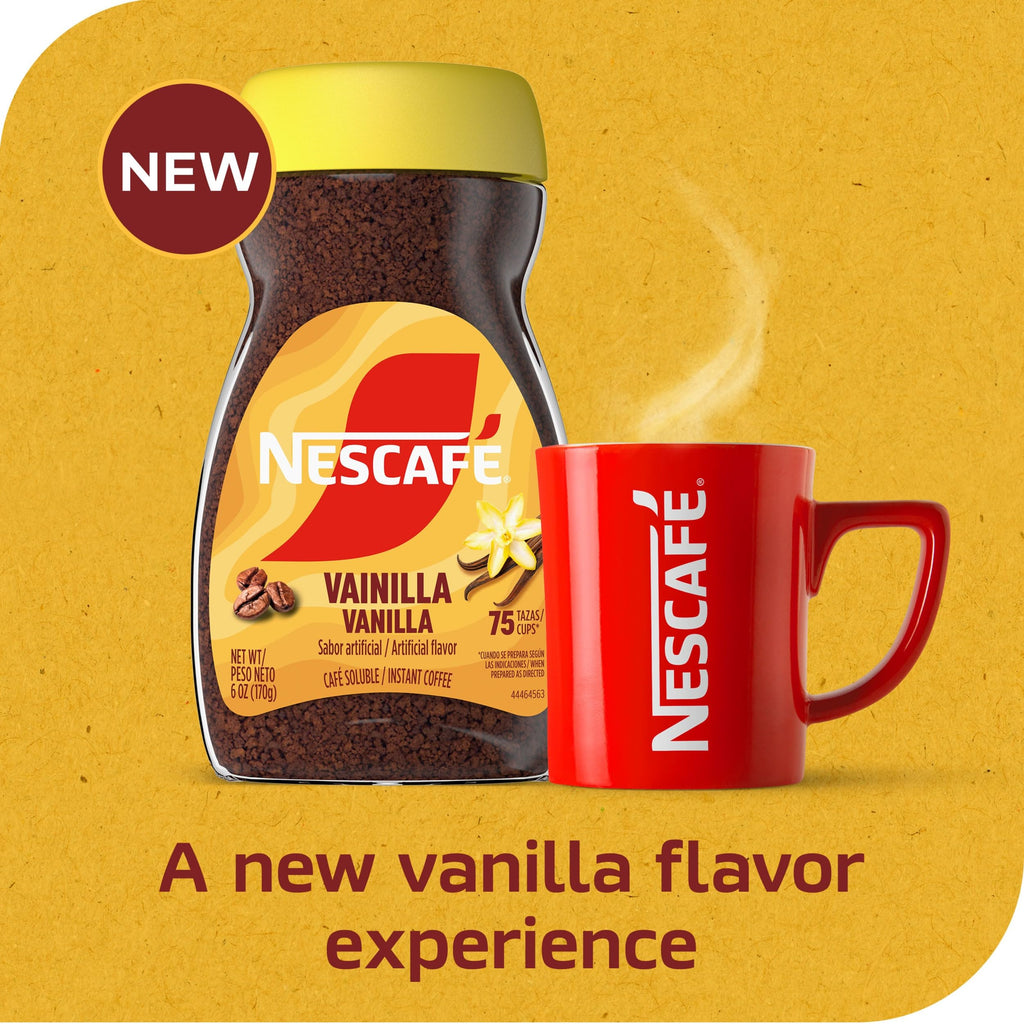 Instant Flavored Coffee Vanilla 6 Oz O51224